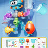 Baby Bath Toys with Strong Suction Cups Tubes Spinner Squirt Water Game Set Toddlers Kids Shower Pool for 3 Years Children Gifts
