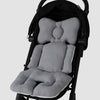 Baby Seat Cushion Soft Cotton Cushion with Embroidered Backrest for Baby Strollers Shopping Carts and Outdoor Activities