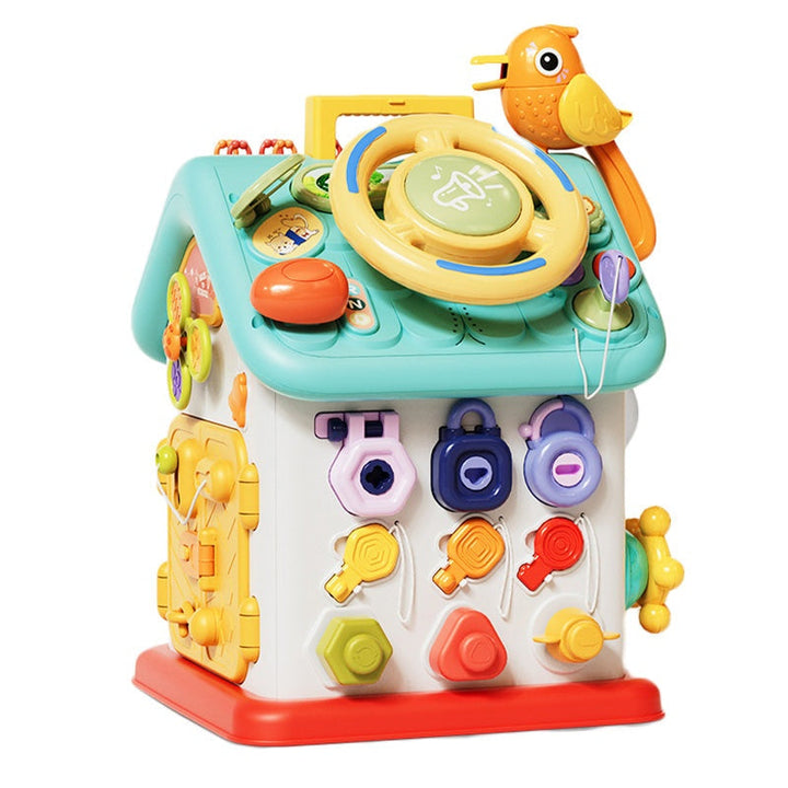Montessori Busy House Toy for Fine Motor Skills
