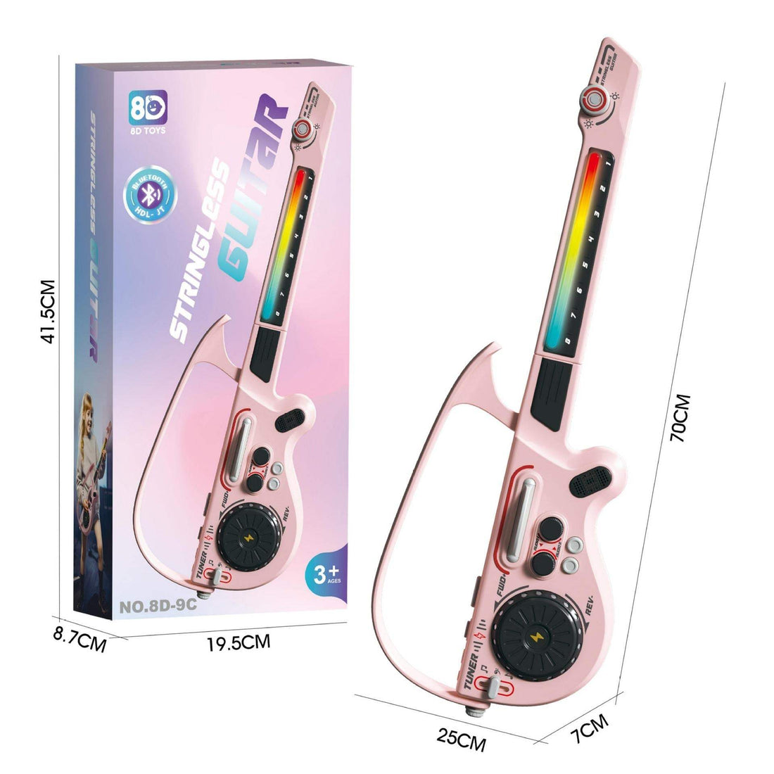 Multifunctional Bluetooth DJ Guitar for Kids