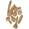 Natural Wooden Vegetable Set