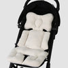 Baby Seat Cushion Soft Cotton Cushion with Embroidered Backrest for Baby Strollers Shopping Carts and Outdoor Activities