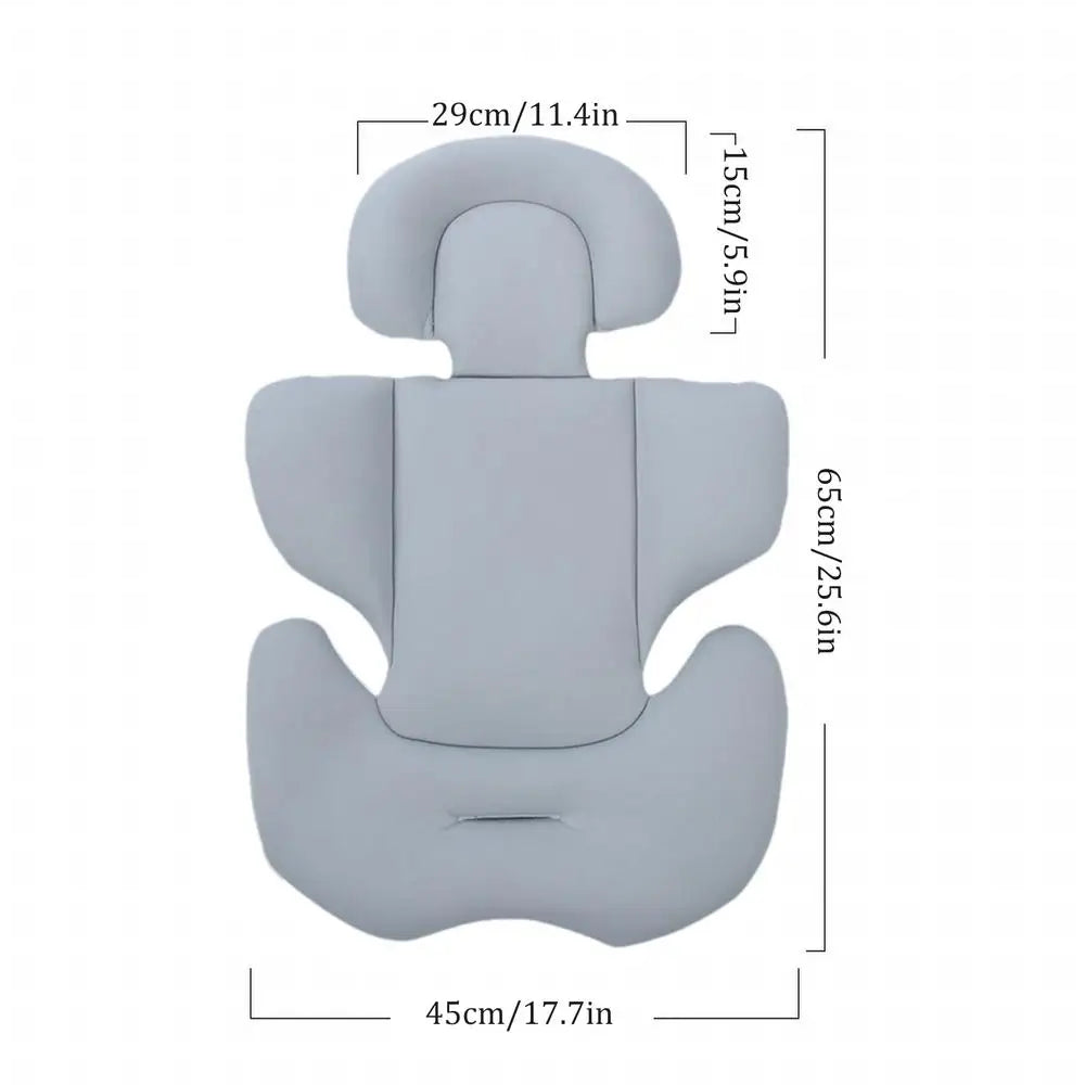Baby Stroller Cushion Carseat Head & Body Support Portable Headrest Comfort Head and Body Support Pillow for Kids andNewborn