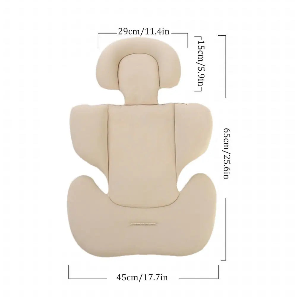 Baby Stroller Cushion Carseat Head & Body Support Portable Headrest Comfort Head and Body Support Pillow for Kids andNewborn
