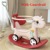 Rocking Horse for Toddlers Baby Rocking Toy Fun Birthday Christmas Gift for Kids Ride on Toy Balance Bike with Push Handle