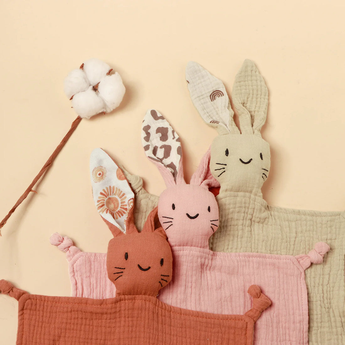 New Baby Cotton Comforter Blanket Soft Newborn Sleeping Dolls Cute Cat Kids Sleep Toy Soothe Appease Towel Bibs Saliva Towel