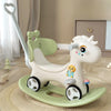 Rocking Horse for Toddlers Baby Rocking Toy Fun Birthday Christmas Gift for Kids Ride on Toy Balance Bike with Push Handle