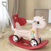 Rocking Horse for Toddlers Baby Rocking Toy Fun Birthday Christmas Gift for Kids Ride on Toy Balance Bike with Push Handle