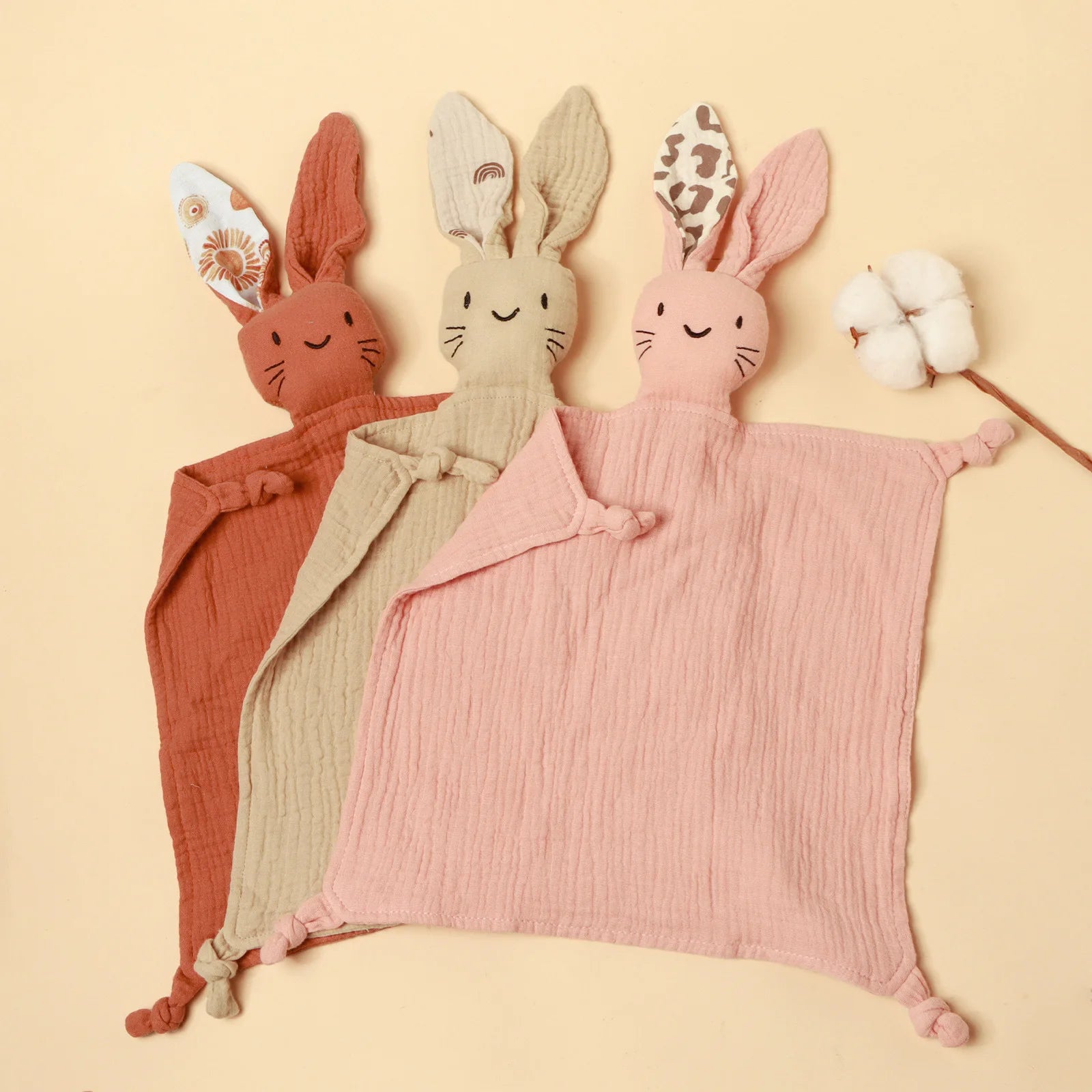 New Baby Cotton Comforter Blanket Soft Newborn Sleeping Dolls Cute Cat Kids Sleep Toy Soothe Appease Towel Bibs Saliva Towel