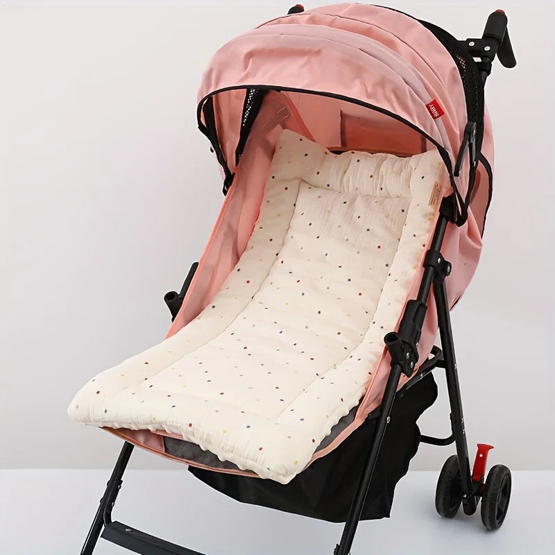 Baby Comfort Soft Breathable Stroller Cushion, Bean-Shaped Design, Multi-Scenario Use, Suitable for Children's Dining Carts, Newborn Strollers, Children's Swings, Children's Recliners, Recliner Backrests, Etc., Can Be Used Bo