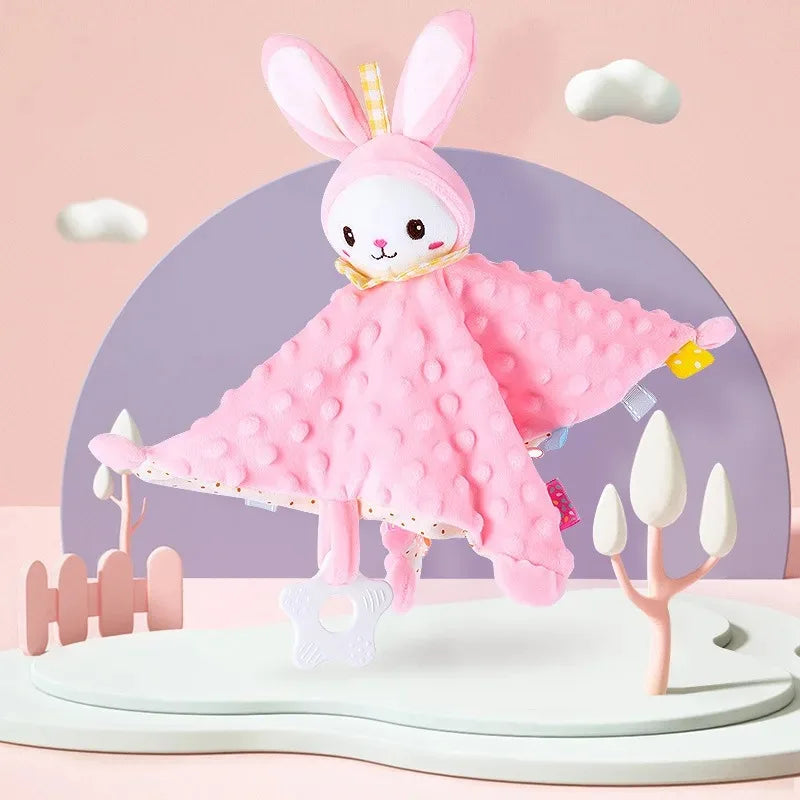Baby Comforter Blanket Plush Stuffed Animal Security Blanket for Babies Soothe Appease Towel Soft Plush Newborn Sleeping Dolls