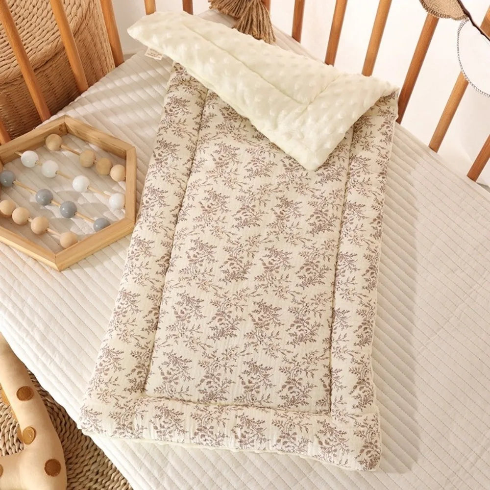 Comfortable Cartoon Baby Stroller Cushion Rabbit Rainbow Trolley Mattress Flower Cotton Baby Seat Cushion Car Seat
