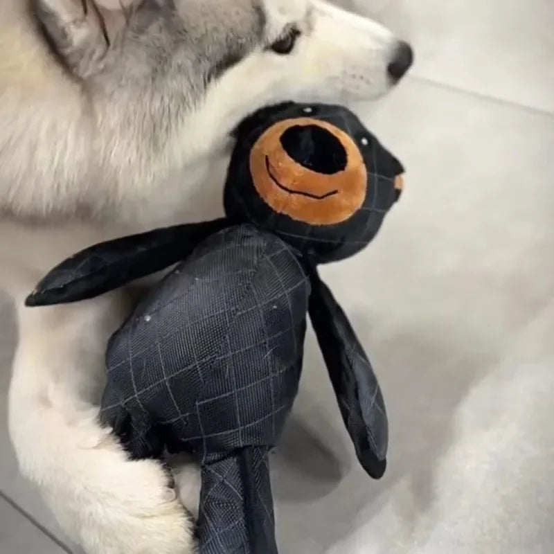 A non-toxic and cute teddy bear toy that is not easily damaged, with super strong resistance to biting by puppies