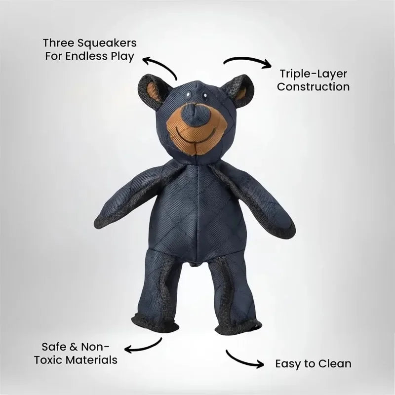 A non-toxic and cute teddy bear toy that is not easily damaged, with super strong resistance to biting by puppies