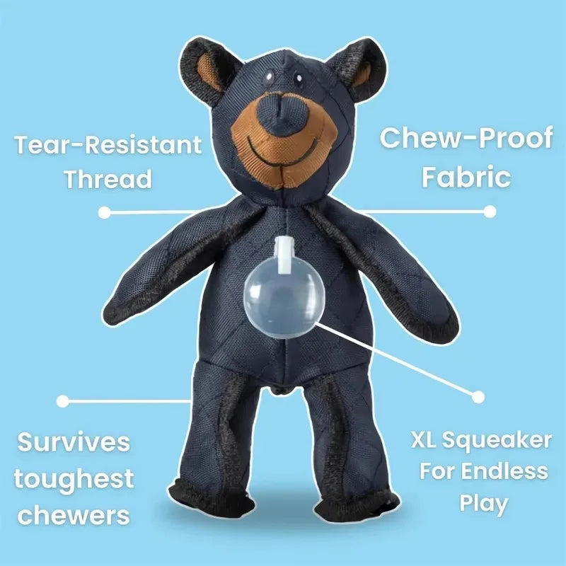 A non-toxic and cute teddy bear toy that is not easily damaged, with super strong resistance to biting by puppies