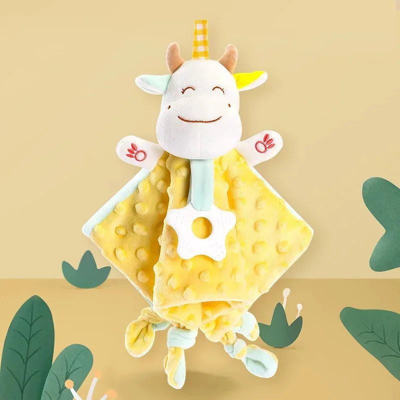 Baby Comforter Blanket Plush Stuffed Animal Security Blanket for Babies Soothe Appease Towel Soft Plush Newborn Sleeping Dolls