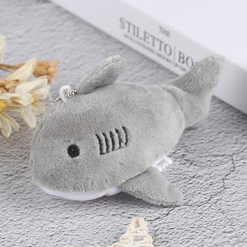 Cute Soft Shark Plush Key Chain