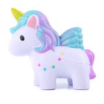 Colorful Squishy Unicorn Soft Toy