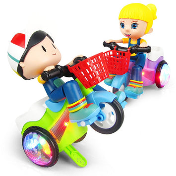 Electric Stunt Tricycle Model Toy