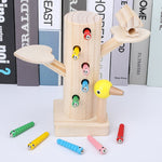 Montessori Educational Woodpecker Toy
