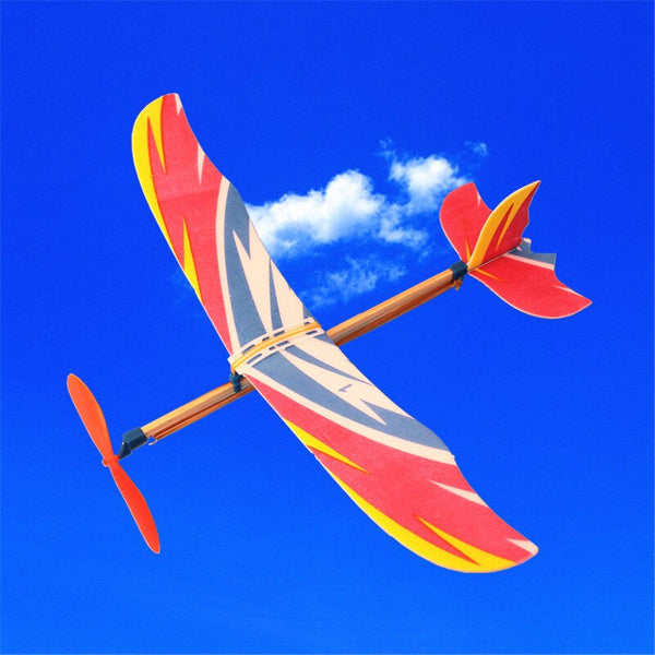 Rubber Band Pull Back Airplane